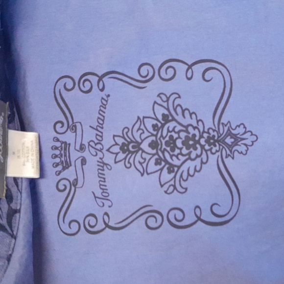 Tommy Bahama blue floral blazer/jacket and scarf set size 8/10 M - Picture 12 of 13